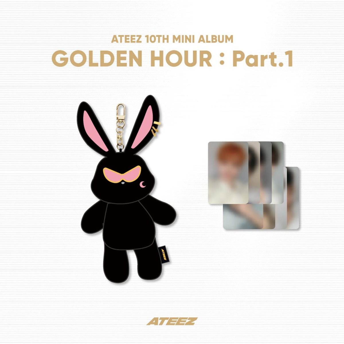 (PRE-ORDER) ATEEZ - [GOLDEN HOUR : Part.1] OFFICIAL MD Mito DOLL KEYRING
