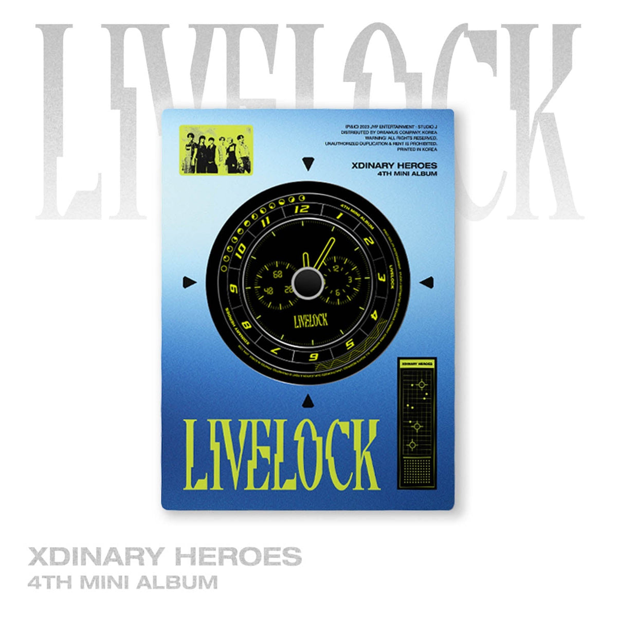 Xdinary Heroes - [Livelock] (4th Mini Album B (BLUE) Version 