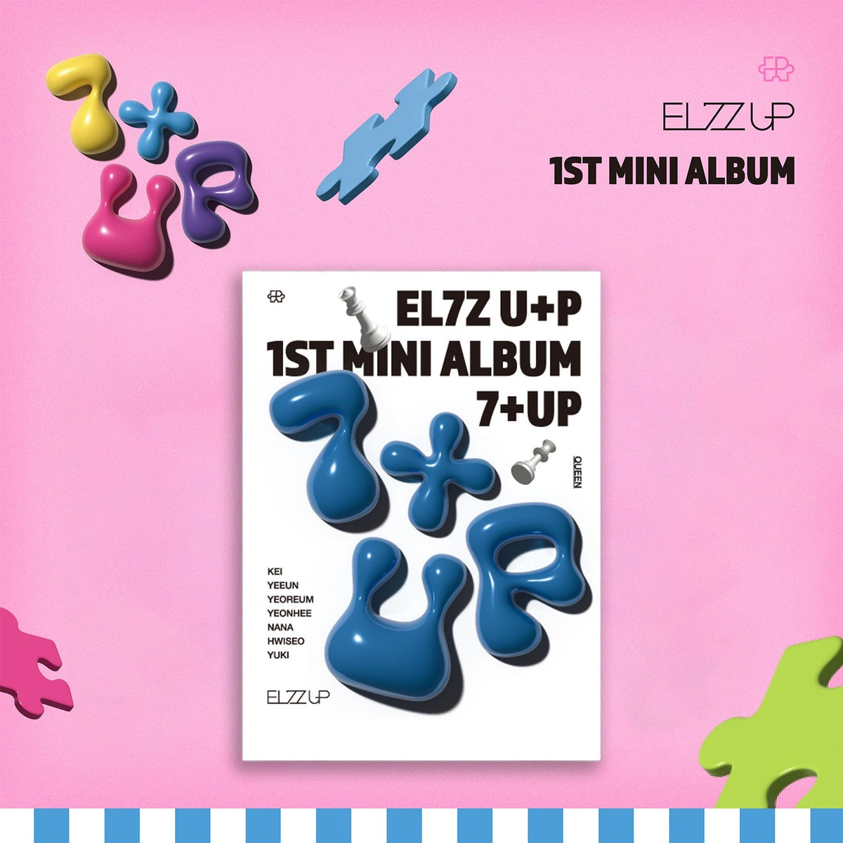 EL7Z UP - [7+UP] 1st Mini Album QUEEN Version