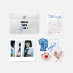 WENDY - [WISH YOU HELL] OFFICIAL MD CUBIC STICKER + POLAROID SET