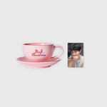 (PRE-ORDER) KANGTA - [2024 PINK CHRISTMAS] OFFICIAL MD CUP & SAUCER SET