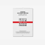 (PRE-ORDER) SEVENTEEN - [SEVENTEEN's Vacation : DAY-OFF] 2025 WALL CALENDAR