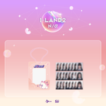 I-LAND2 - N/a POP-UP CAFE MD ACRYLIC HOLDER KEYRING SET