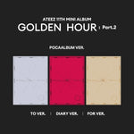 ATEEZ - [GOLDEN HOUR : PART.2] 11th EP Album POCAALBUM RANDOM Version