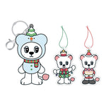 LEE DONGWOOK - [WOOKDONG Merry Christmas Edition] OFFICIAL MD PLUSH KEYRING + ORNAMENTS SET