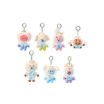 BTS - [BT21 Angel & Villain] OFFICIAL MD Angel Plush Keyring