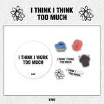 KINO - [I think I think too much] 1st CONCERT OFFICIAL MD LAPTOP SET (MOUSE PAD + STICKERS)