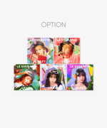 LE SSERAFIM - [CRAZY] JAPAN 3rd Single SOLO JACKET 5 Version SET