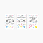 (PRE-ORDER) JX (JAEJOONG & XIA) - [IDENTITY in Seoul] OFFICIAL MD REMOVABLE STICKER