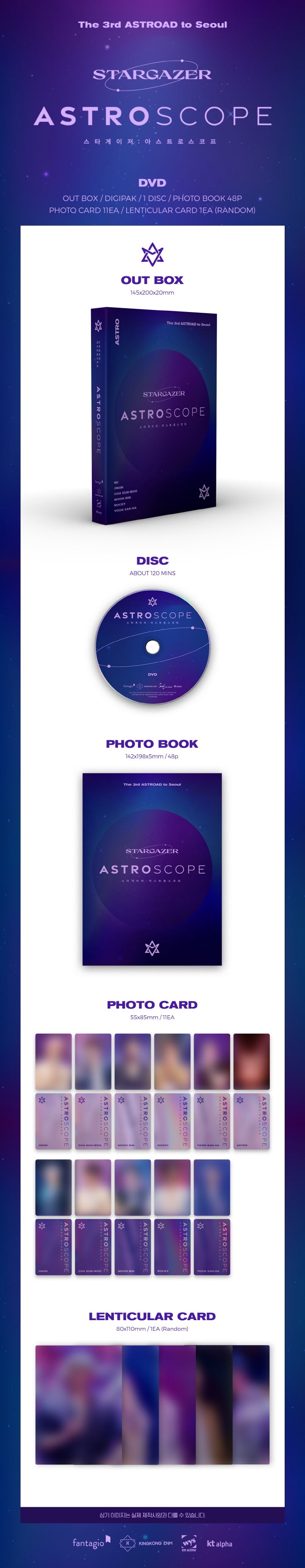 ASTRO - [STARGAZER : ASTROSCOPE] (The 3rd ASTROAD to Seoul DVD