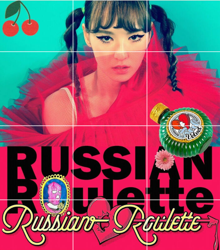Russian Roulette - Red Velvet poster em 2023