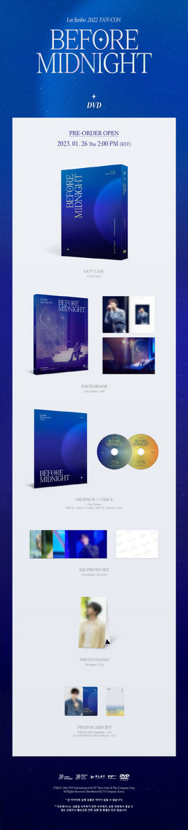 LEE JUNHO (2PM) - [BEFORE MIDNIGHT] (2022 FAN-CON DVD