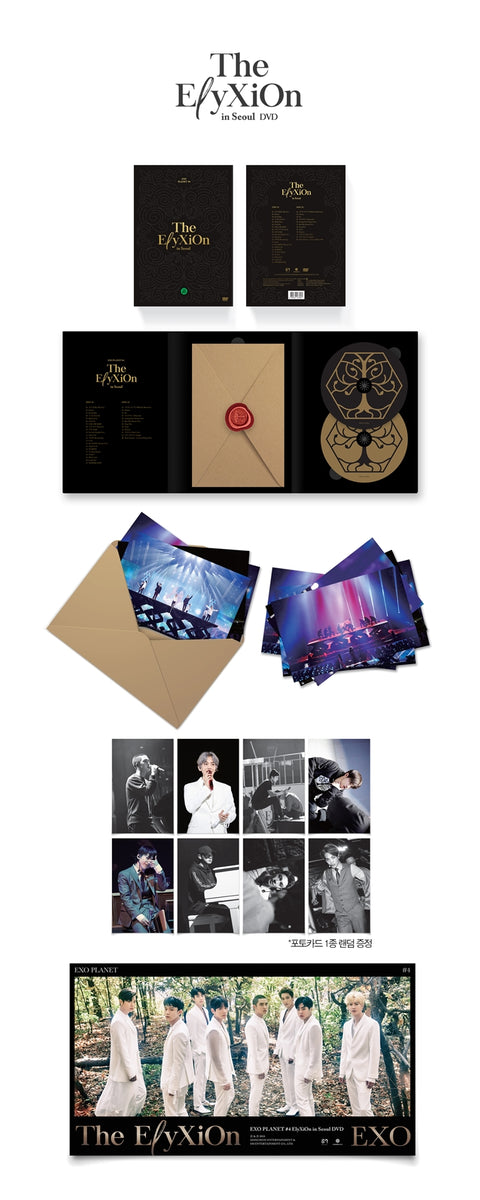 EXO - [Exo Planet #4 The Elyxion in Seoul] DVD+36p PostCard+1p