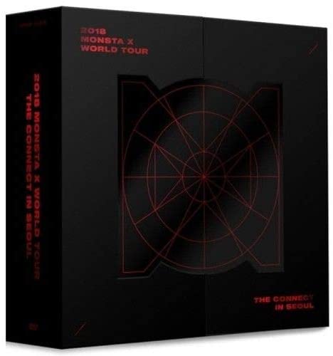 Monxta X - [2018 World Tour The Connect In Seoul] 3 DVD+144p PhotoBook+1p  Transparent BookMark+Tracking K-POP Sealed