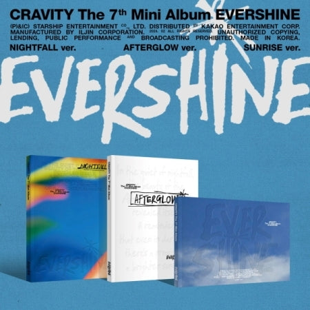 CRAVITY - [EVERSHINE] 7th Mini Album 3 Version SET