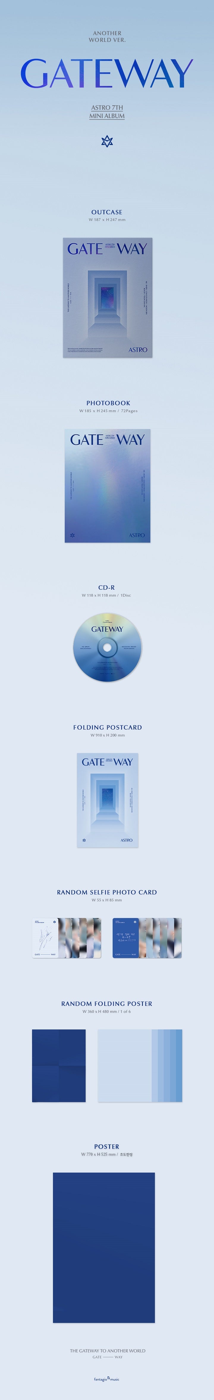 Astro - [Gateway] 7th Mini Album 2 Version SET