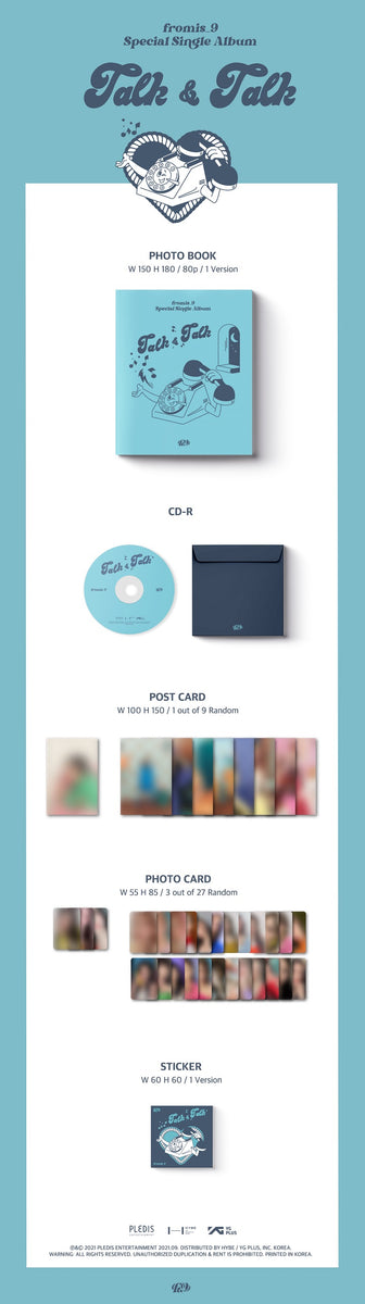 FROMIS_9 - [TALK & TALK] (Special Single Album) – kpopalbums.com