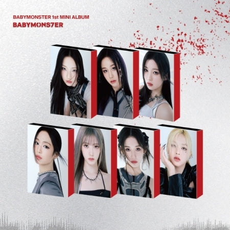 BABYMONSTER - [BABYMONS7ER] 1st Mini Album YG TAG ALBUM 7 Version SET ...