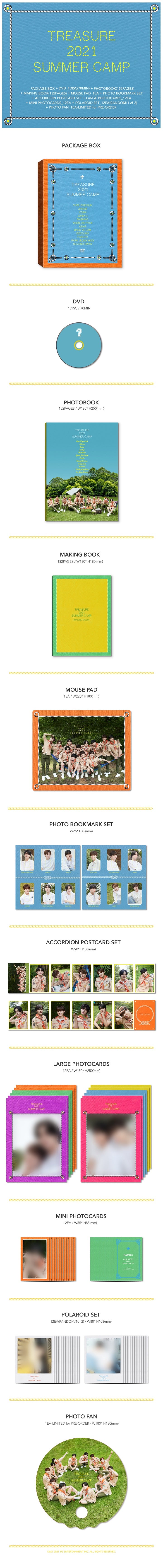 TREASURE - [TREASURE 2021 SUMMER CAMP] ((DVD)) – kpopalbums.com