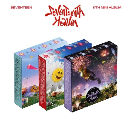 SEVENTEEN - [SEVENTEENTH HEAVEN] (11th Mini Album 3 Version SET +