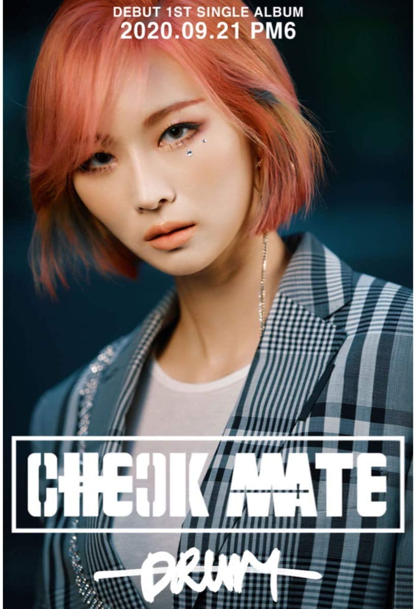 CHECKMATE [DRUM] 1st Single Album CD+Photo Book+Photo Card K-POP SEALED
