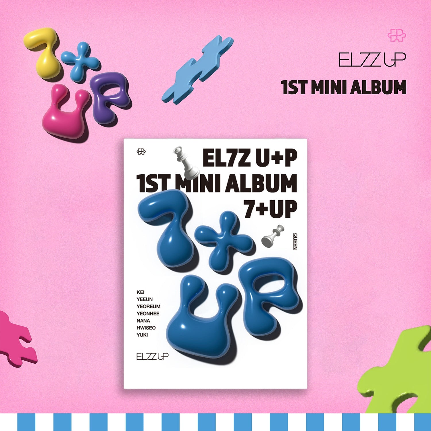 EL7Z UP - [7+UP] (1st Mini Album QUEEN Version) –